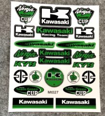 Комплект висок клас стикери на Kawasaki