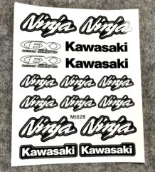 Kомплект висококачествени стикери Ninja и Kawasaki