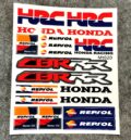 Honda Racing комплект стикери - 10 лева