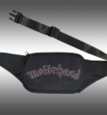 Черна текстилна чанта за кръста Motorhead с голямо лого