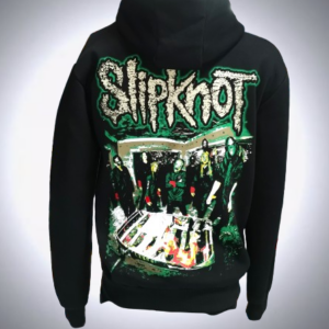 Метъл суичер с цип Slipknot - Self-Titled дизайн черен памук - Hover Image