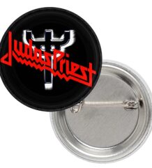 Значка на Judas Priest с логото и надписа