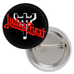 Значка на Judas Priest с логото и надписа