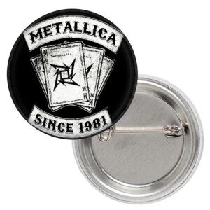 Значка на Metallica since 1981 с картите