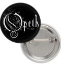 Значка на Opeth с логото в бял цвят