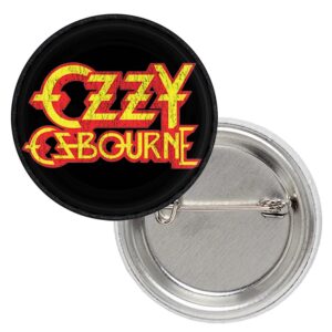 Значка на Ozzy Osbourne с жълто лого