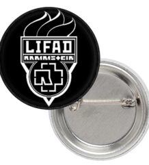 Значка на Rammstein "LIFAD" с факлата