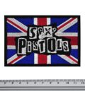 Рок нашивка Sex Pistols с британското знаме Union Jack