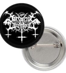 Значка на Satanic Warmaster с надписа