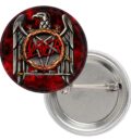 Значка на Slayer с цветен орел, капачка