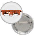 Значка на Testament с надписа в оранжево