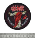 Кръгла бродирана метъл нашивка на Vader с мотив от албума The Ultimate Incantation