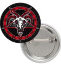 Значка с Дявола 666 върху Пентаграма