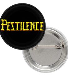 Значка тип капачка на Pestilence с логото