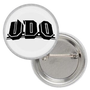Значка на U.D.O. с черното лого