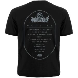 Метъл тениска Thy Art Is Murder "Godlike" с тур дати - Hover Image