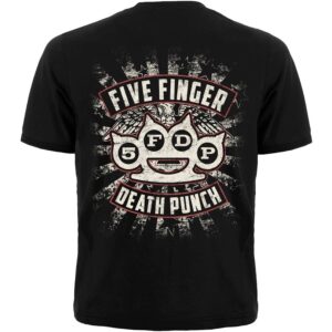 Метъл тениска Five Finger Death Punch с двустранен ситопечат - Hover Image