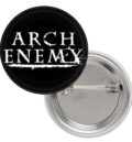 Значка на Arch Enemy с надписа в бяло