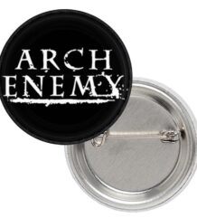 Значка на Arch Enemy с надписа в бяло