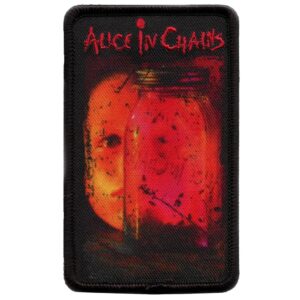 Правоъгълна гръндж нашивка Alice In Chains Jar Of Flies с дизайн от албума