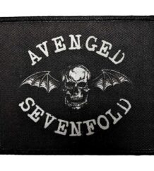 Метъл нашивка Avenged Sevenfold с крилат череп Deathbat Crest