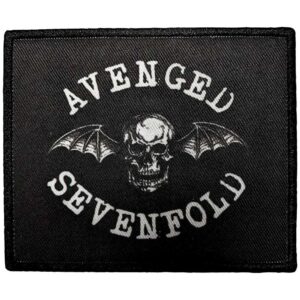 Метъл нашивка Avenged Sevenfold с крилат череп Deathbat Crest