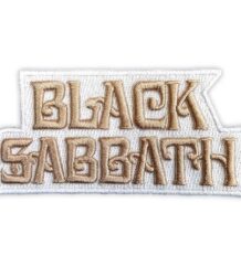Официална везана метъл нашивка на Black Sabbath със златисто лого