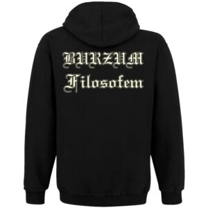 Мъжки суичер с цип Burzum - Filosofem черен памучен - Hover Image