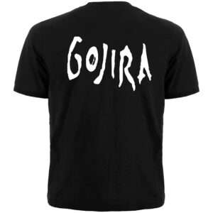Метъл тениска Gojira "Flying Whales" с двустранен ситопечат - Hover Image