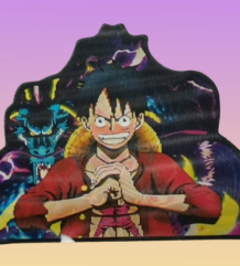 One Piece малък 3D стикер с Luffy 5 лв