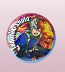 My Hero Academia голяма холограмна значка