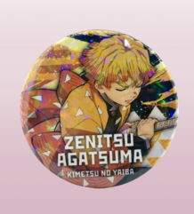 Голяма значка на Zenitsu Demon Slayer