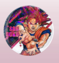 Уникална значка на Сон Гоку от Dragon Ball