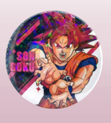 Уникална значка на Сон Гоку от Dragon Ball