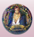 Shanks One Piece холограмна голяма значка