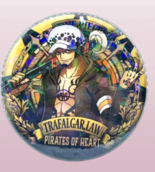 Голяма значка на One Piece с Trafalgar