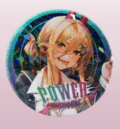 Холограмна Значка Power от Chainsaw Man