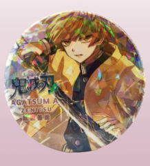 Холограмна значка на Zenitsu Demon Slayer