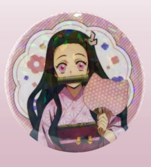 Nezuko Kamado аниме значка за закачане