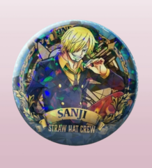 Аниме холограмна значка на Sanji One Piece