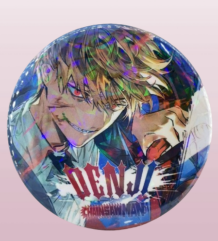 Готина аниме значка на Denji - "Chainsaw Man"
