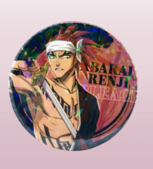 Значка с Renji Abarai от "Bleach" 3 лв