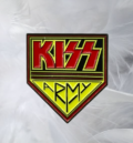 Метална пин значка KISS Army, рядък модел