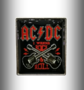 Метална пин значка AC/DC Rock & Roll