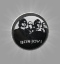 Метална пин значка с групата Bon Jovi