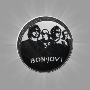 Метална пин значка с групата Bon Jovi