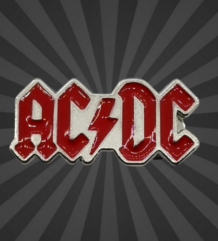 AC/DC уникална метална пин значка