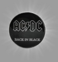 Метална пин значка на AC/DC "Back in Black"