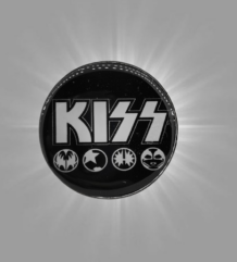 Висок клас метална пин значка на рок групата KISS