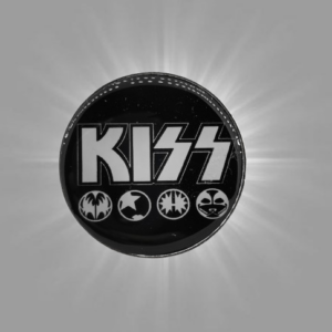 Висок клас метална пин значка на рок групата KISS